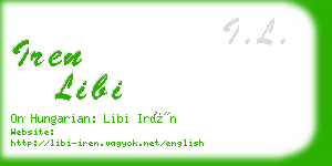 iren libi business card